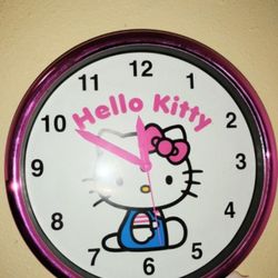 Hello Kitty Wall  Clock Large Size 