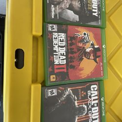 Xbox One Games Red Dead 2 Black Ops 3 COD Ww2
