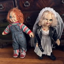 Life-Size Chucky And Tiffany Dolls