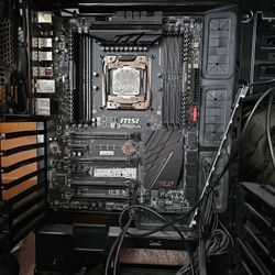 MSI X99A SLI PLUS -- 4x PCIe x16, 2x USB 3.1 2x USB 3.0, 2x USB 2.0