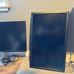 Two Dell Monitors 27” 