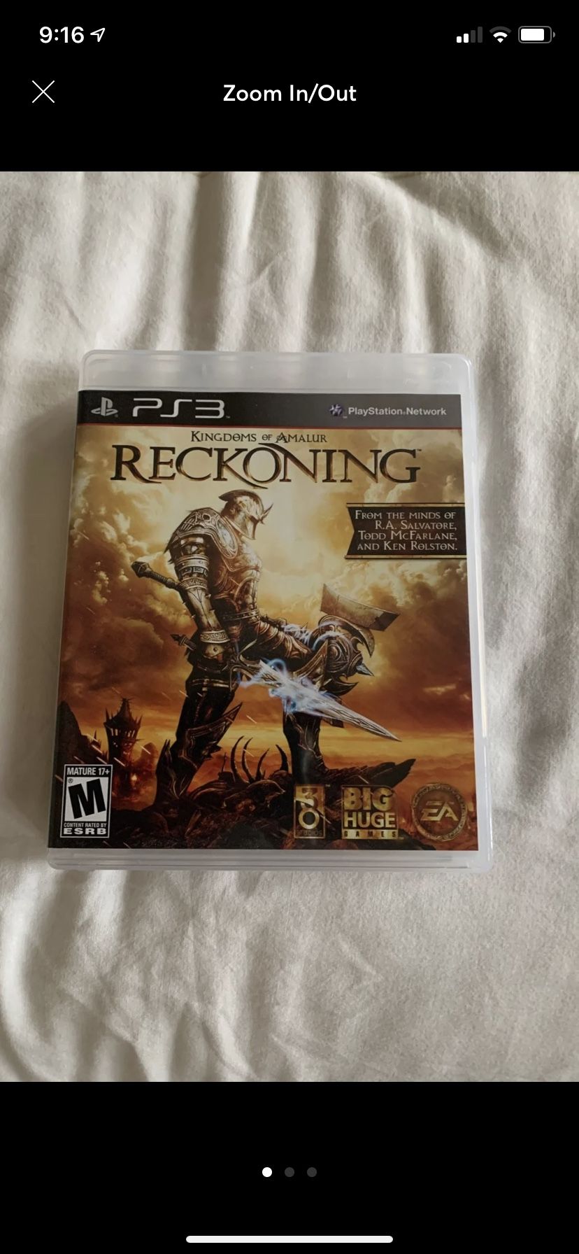 Kingdom of Amalur Rockoning for PS3