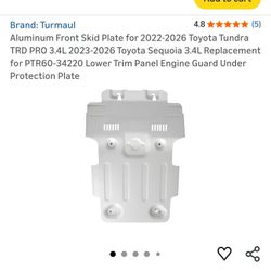 Skid plate.