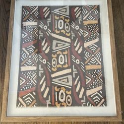 Boho Tribal Framed Wall Art – Matching Set of 2