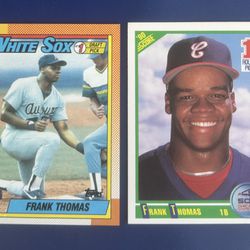Frank Thomas Rookie Baseball Card Lot 