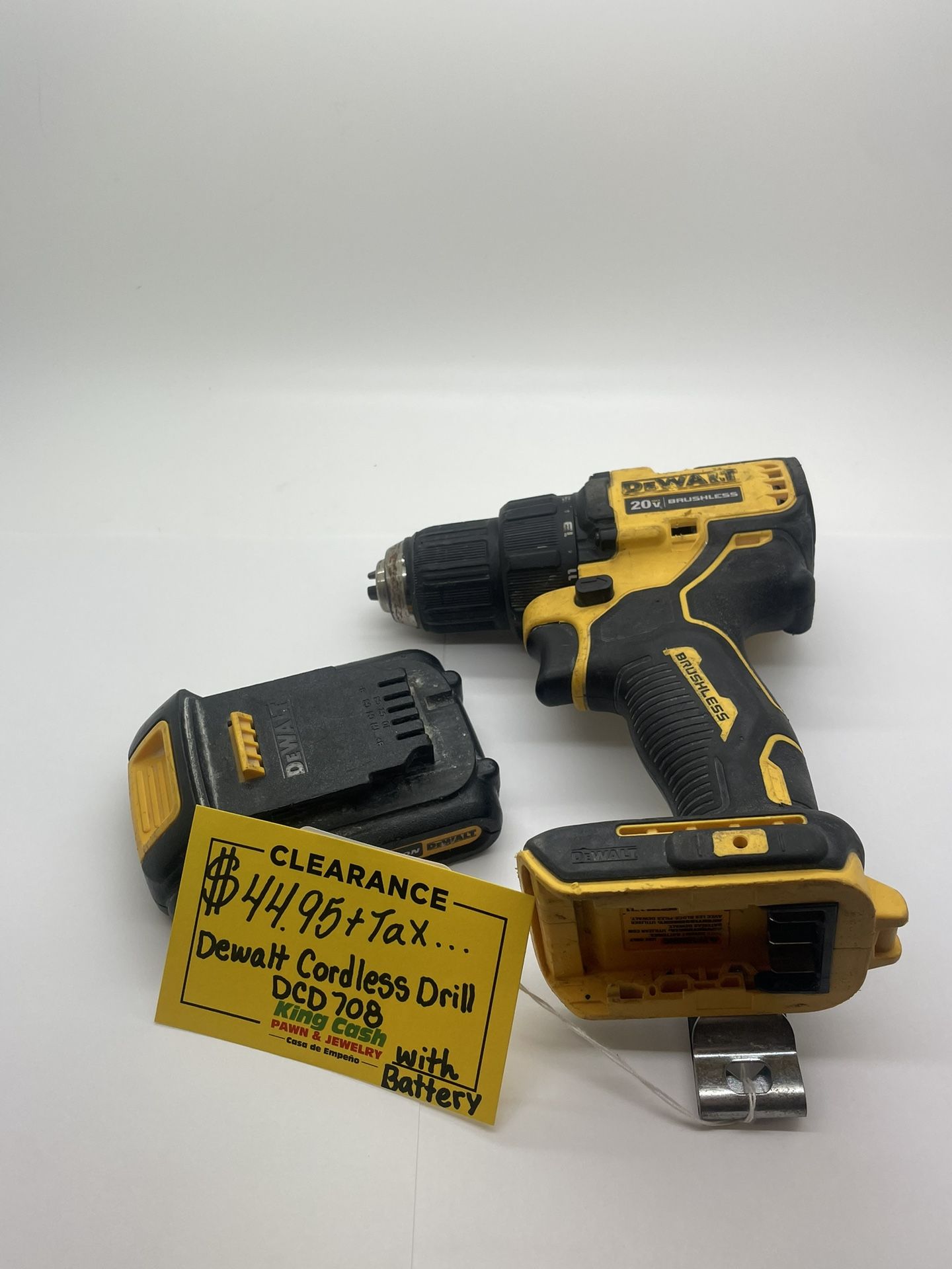DEWALT CORDLESS DRILL DCD708