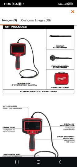 Milwaukee M-Spector 4' Inspection Camera Kit