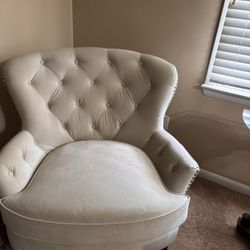 Classy White Side Chair
