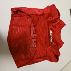 Georgia Bulldogs Jersey For Tiny Dog Size Small