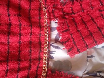 Red Checkered 3 Piece Set From Akira Size L