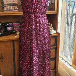 Vintage Norman Berg Sequin Dress 11/12
