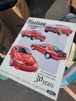 Metal Wall Decor ,ford Mustang