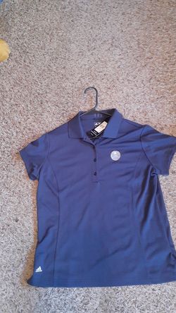 Nwt Ladies Addidas Golf Climalite Denver Nuggets Polo Shirt Size Large