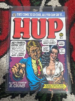 Hup #1 (6th Printing) R. Crumb Underground Comix – $4.95 Cover