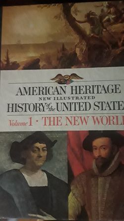 Vintage American Heritage History books