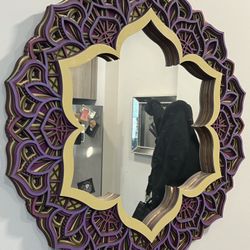 Purple Mandala Wall Art