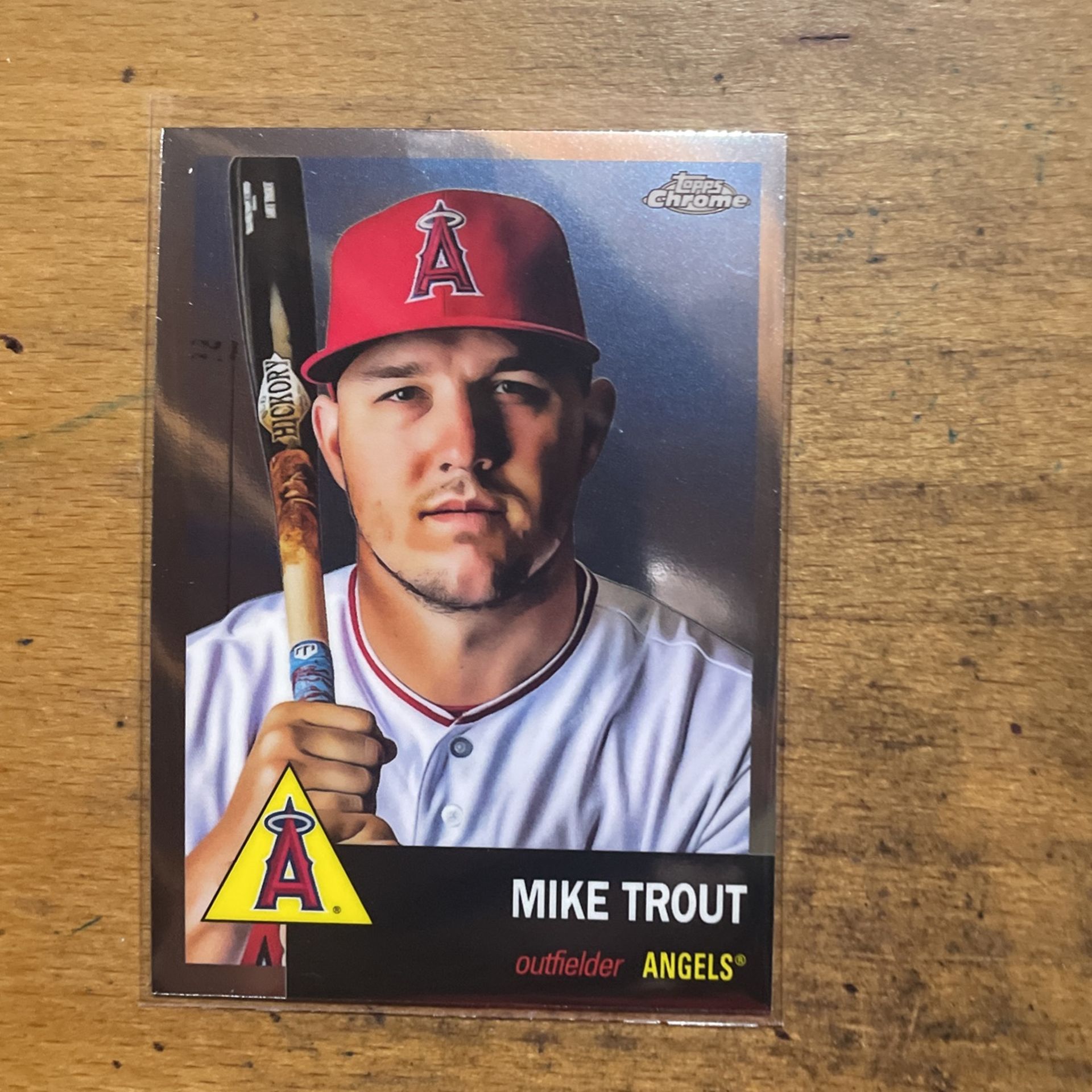 2022 TOPPS CHROME MIKE TROUT CARD