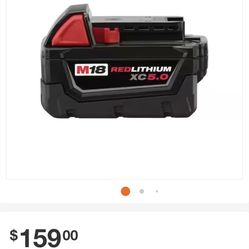 M18 Milwaukee Battery Brand New