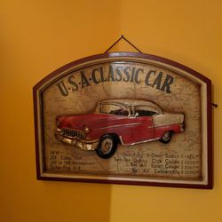 Wall Decor Classic Car