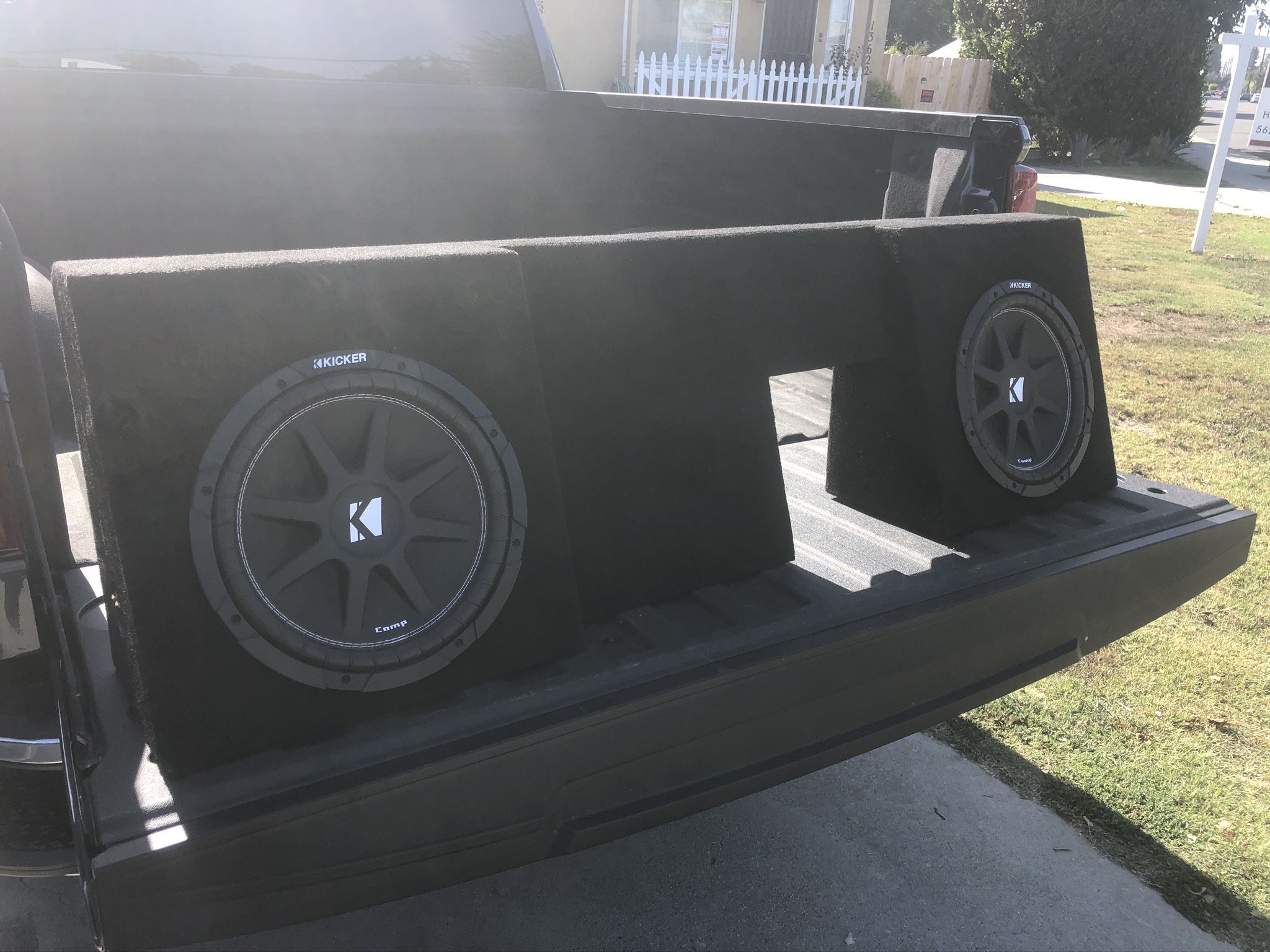 Cajón Y bocinas De 300 Watts para Chevy Silverado 2014 Cabina Sencilla