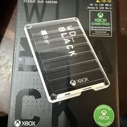 WD Black P10 2TB Game Drive for XBOX New Sealed  