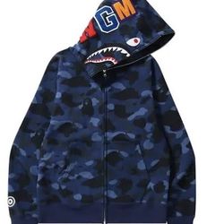 Blue Bape Hoodie