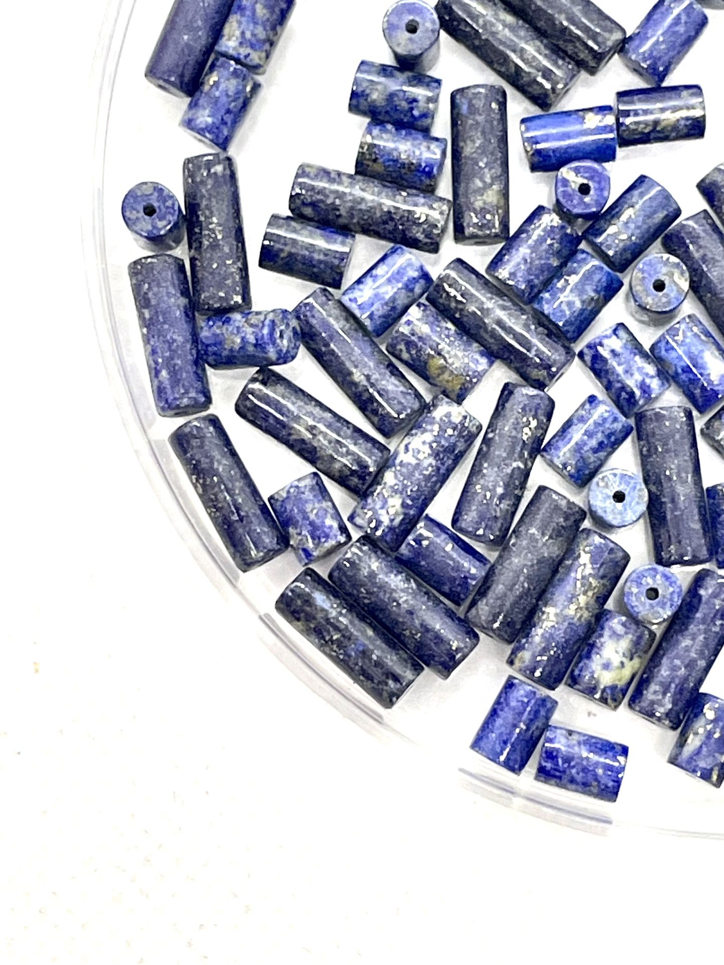 Lot Of Lapis Tube Beads 