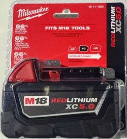 Milwaukee M18 RedLithium High Output XC6.0 Battery