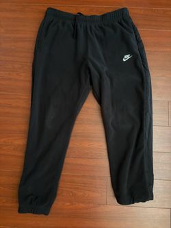 NIKE BLACK FUZZY SWEATPANTS (XL) READ DESCRIPTION