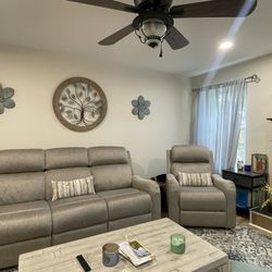 Sofa and Recliner 
