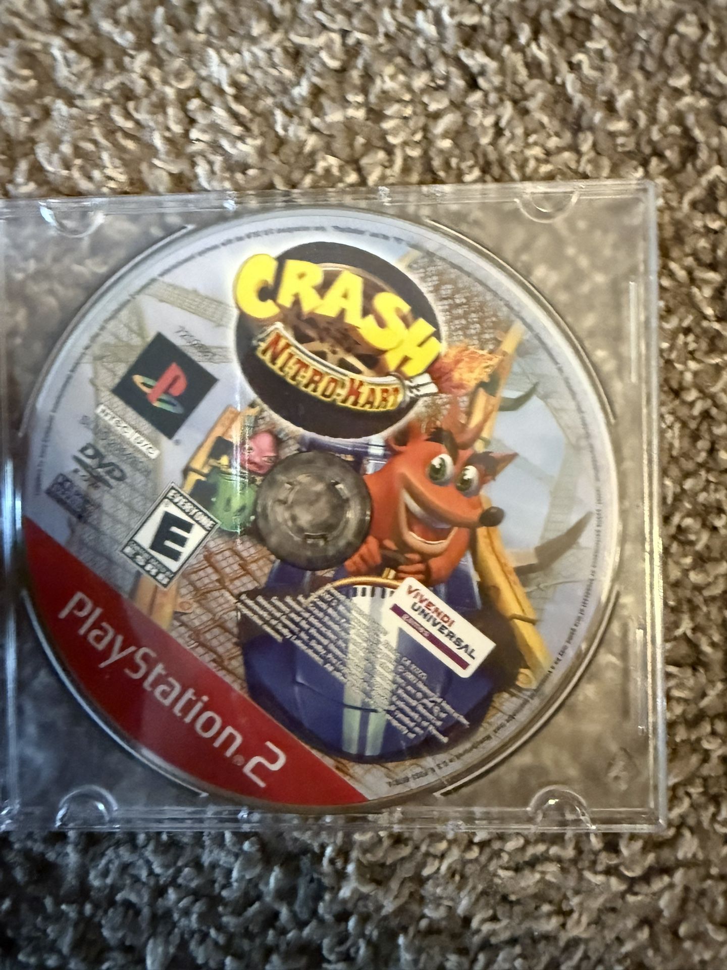 CRASH NITRO KART Ps2 Game Only