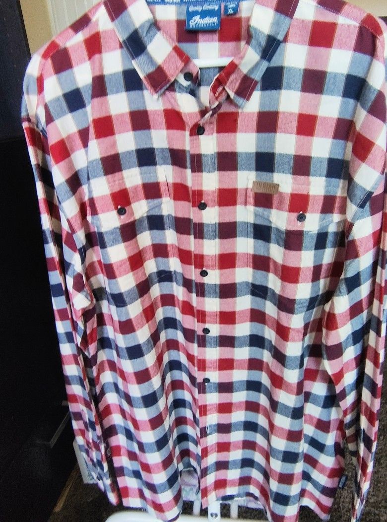 INDIAN MOTORCYCLE - PLAID SHIRT - XL
