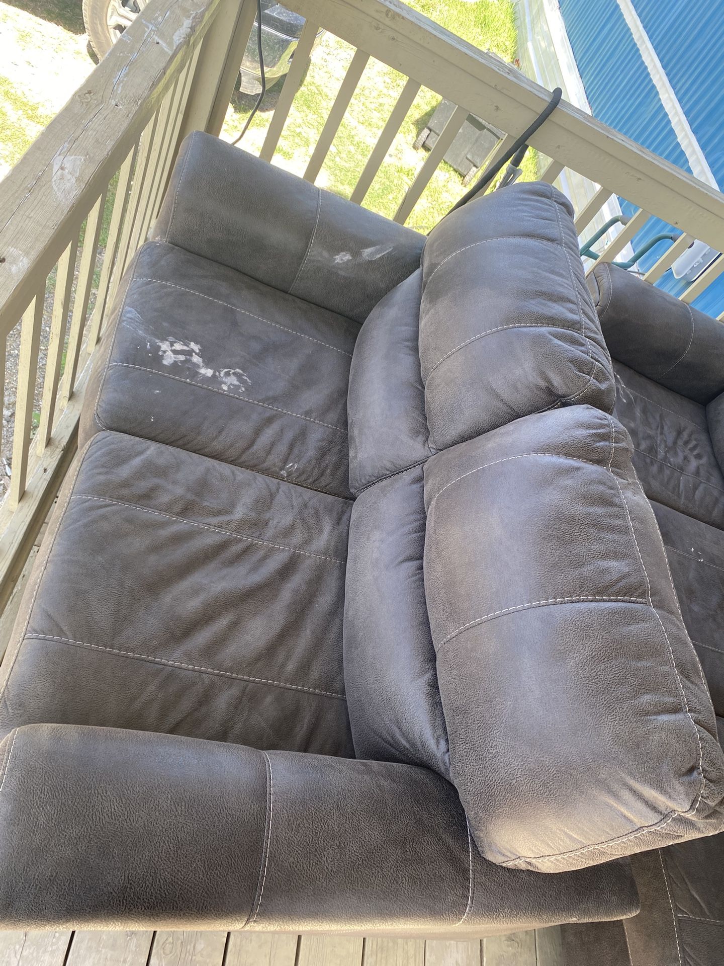 Sofa and loveseat