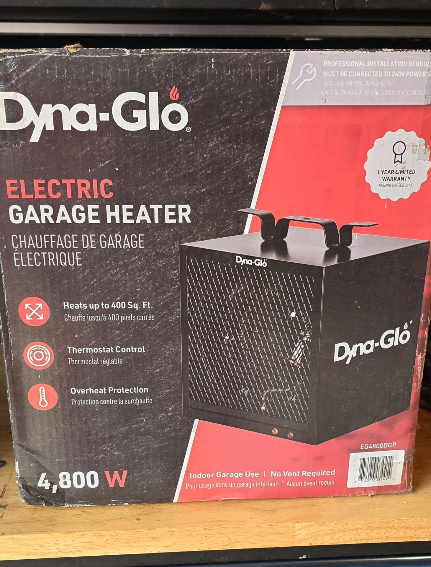 Dyna-Glow Electric Garage Heater