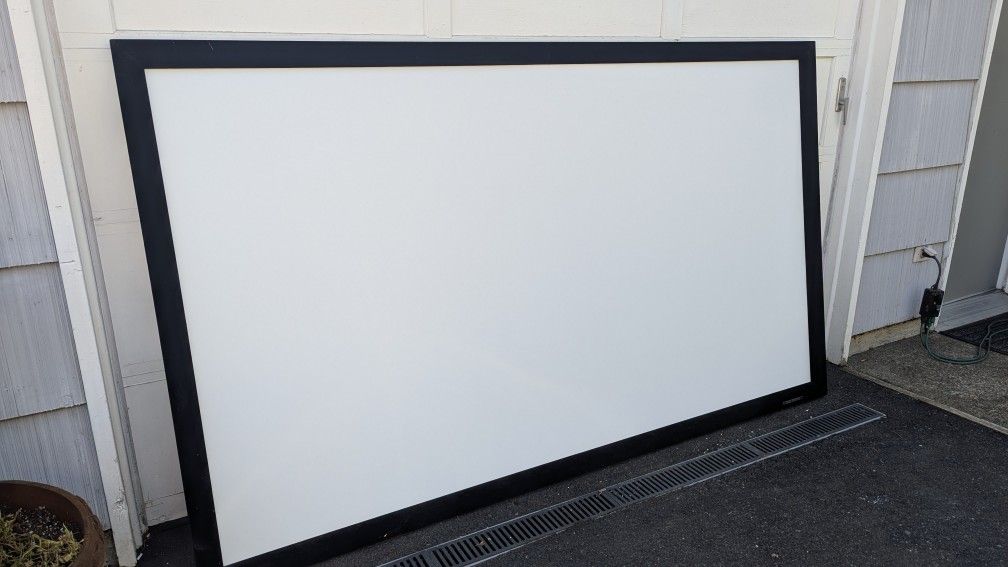 Akia Screens Fixed Frame Projector Screen 100 inch 16:9 For Wall Mount
