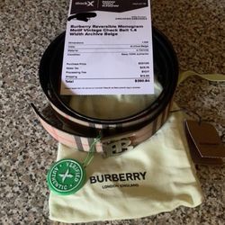 Burberry Belt /Size 90/36