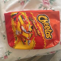 Cheetos Flamin Hot Zip Up Hand Bag