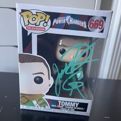 Power Rangers Tommy Autographed Funko Pop