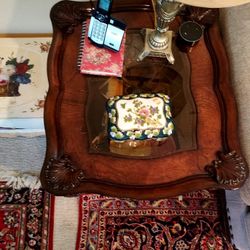 Three End Tables And A Middle Table 