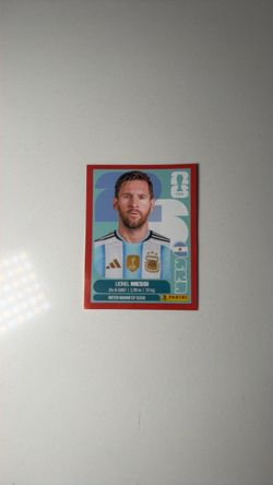 Panini World Cup lionel  Messi red parallel