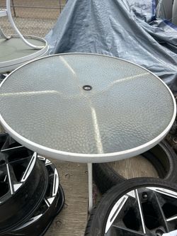 Patio tables (4).   Chino, ca