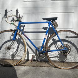 Blue Road Bike, Falcon Made In UK Vintage 