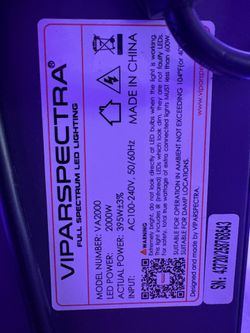 Viparspectra Grow Light 2000w
