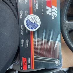 K and N air filter $30 let’s goooo!