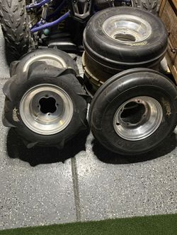 ITP Sand Star Paddle Tires on Aluminum Wheels – AT20x11-10 Complete Set
