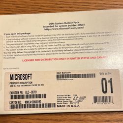 Windows Ultimate 7 32 bit OEM System Builder Pack GLC-00701 ENGLISH