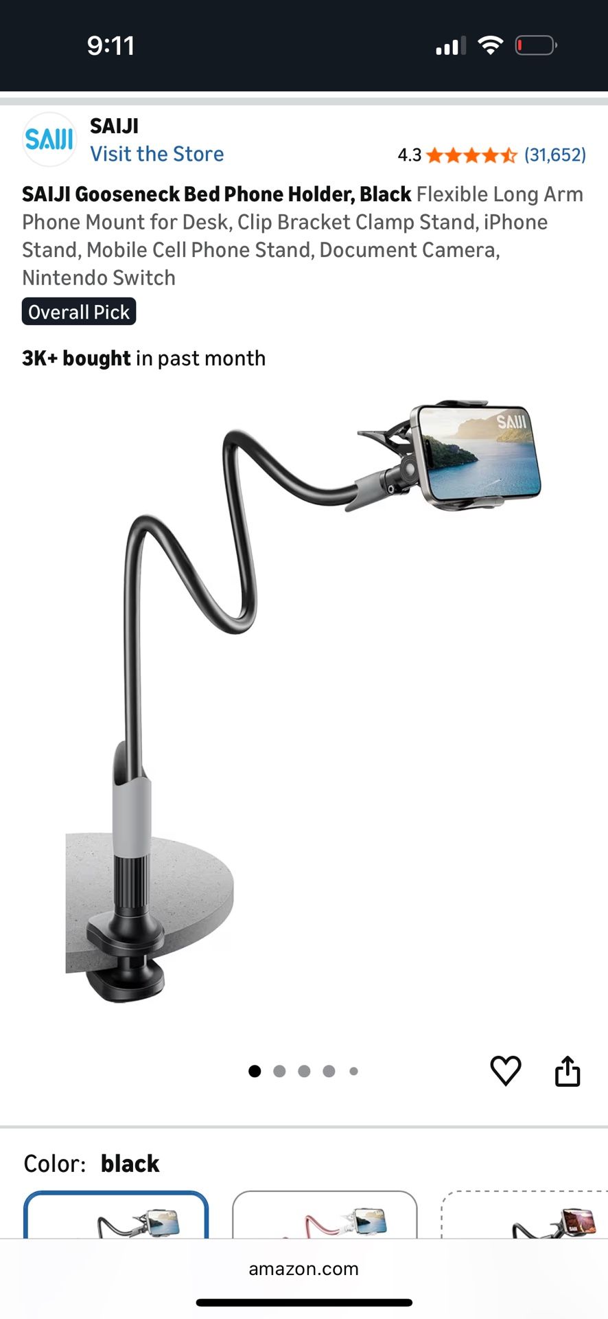 Flexible Phone Holder