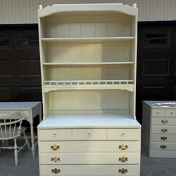 Ethan Allen Vintage Hutch, Desk, Dresser