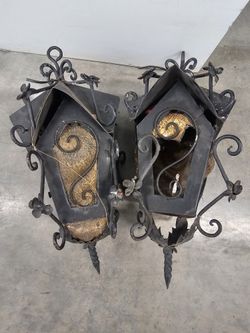 Wrought Iron Lamps