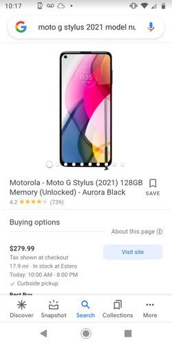 New Moto G Stylus 2021  